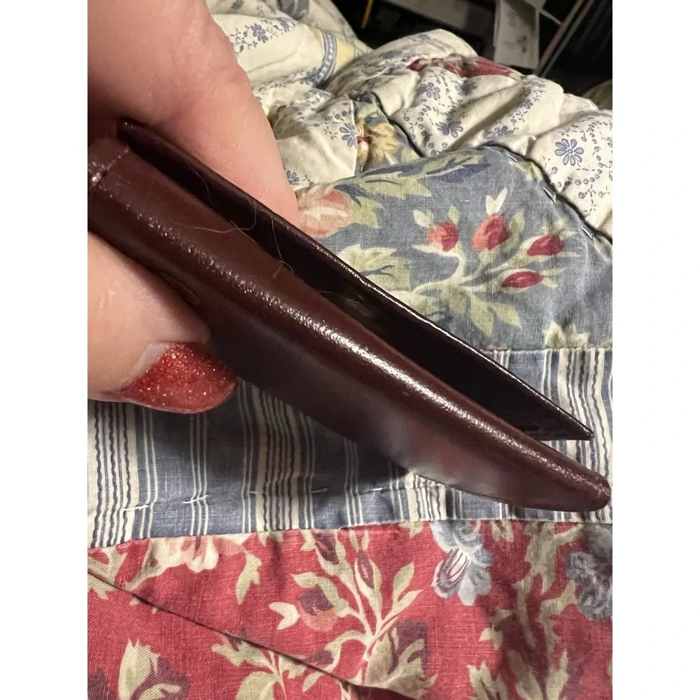 Vintage Rolfs Key‎ Kaddy Cowhide Leather Brown? Maroon? Ladysmith Ladies 6 Hooks